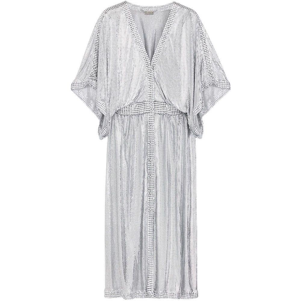Paco Rabanne X HM metallic mesh dress